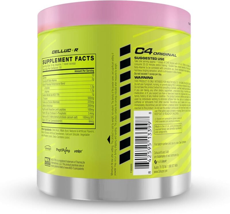 Cellucor C4 Original Pre Workout - 50 Servings | Imported by Musclekart | Made in USA - Image 3