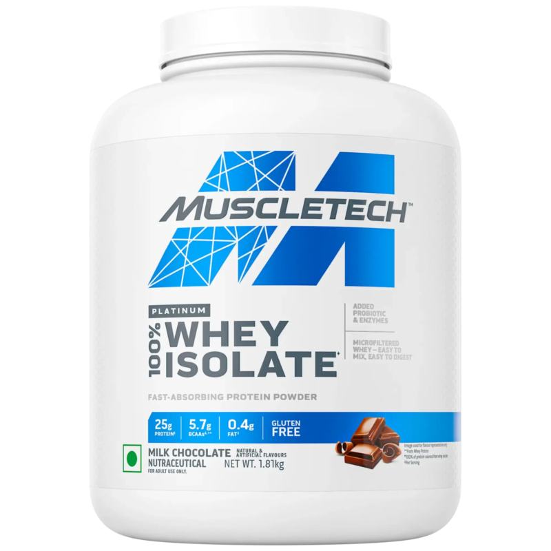 Muscletech Whey Isolate | Easy to Digest | Added Probiotics | vitamins & minerals