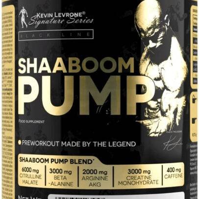 Kevin Levrone Shaboom Pump Pre Workout | 44 Servings | nitric oxide & shaaboom pump ingredients | improves blood flow and caffeine and arginine