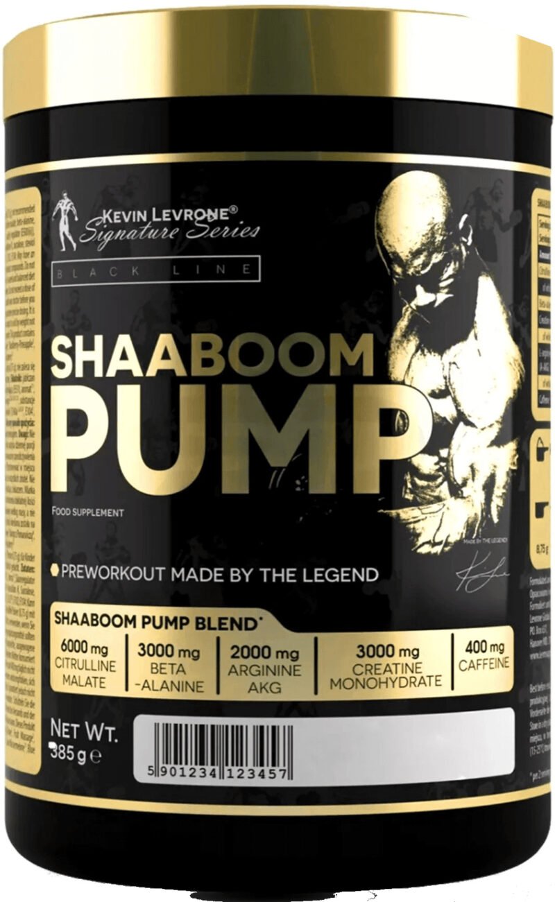 Kevin Levrone Shaboom Pump Pre Workout | 44 Servings | nitric oxide & shaaboom pump ingredients | improves blood flow and caffeine and arginine