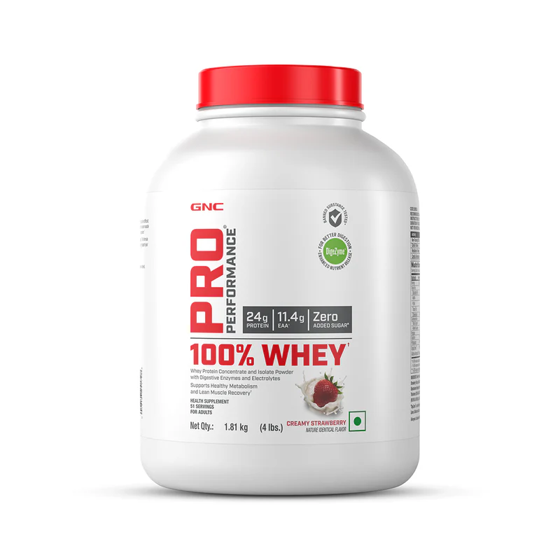 GNC Pro Performance 100% Whey Protein – Build Strength