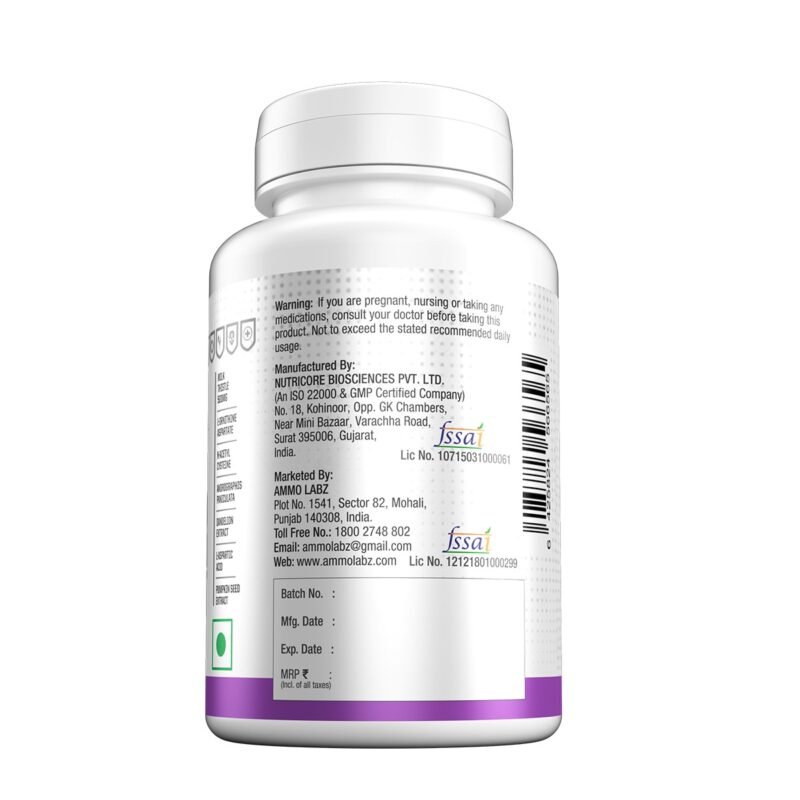 Ammo Labz Liver Support | 60 Tablets for Detox & Protection - Image 3