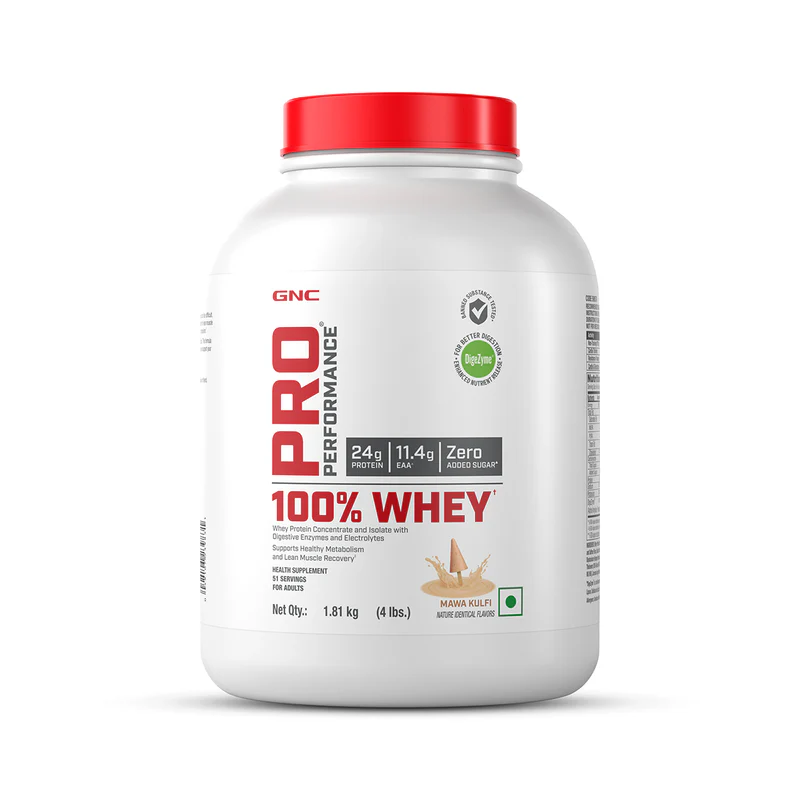 GNC Pro Performance 100% Whey Protein – Build Strength