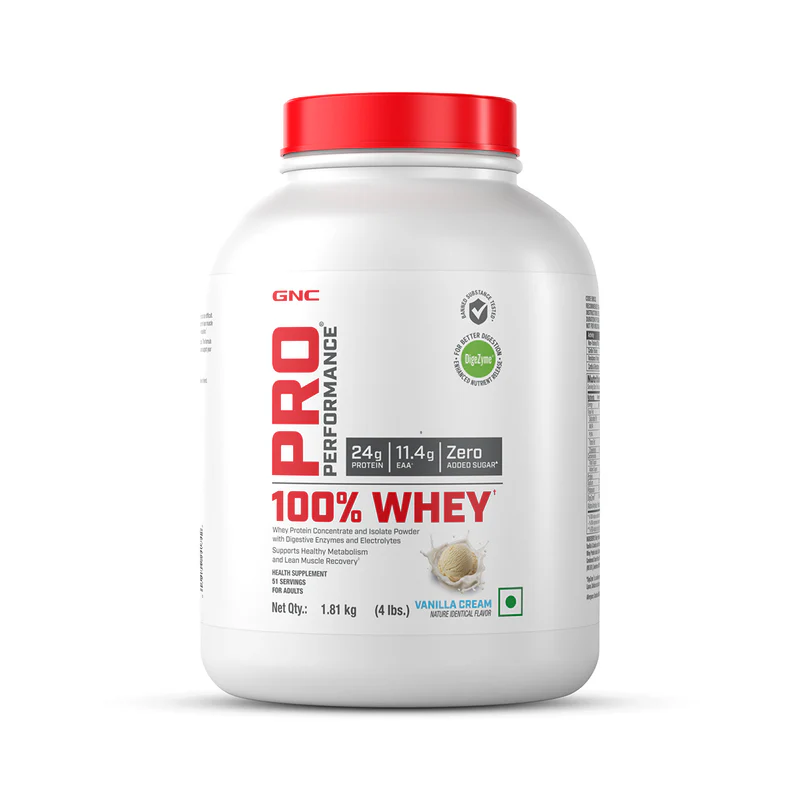 GNC Pro Performance 100% Whey Protein – Build Strength