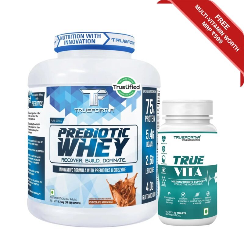 TRUEFORMA® (TF) 100% Whey with Prebiotics & Enzymes | Free Multi-Vitamin