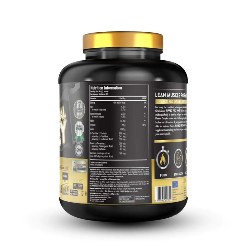 One Science Ripped Professional Whey | Fat Burning Protein - Image 2