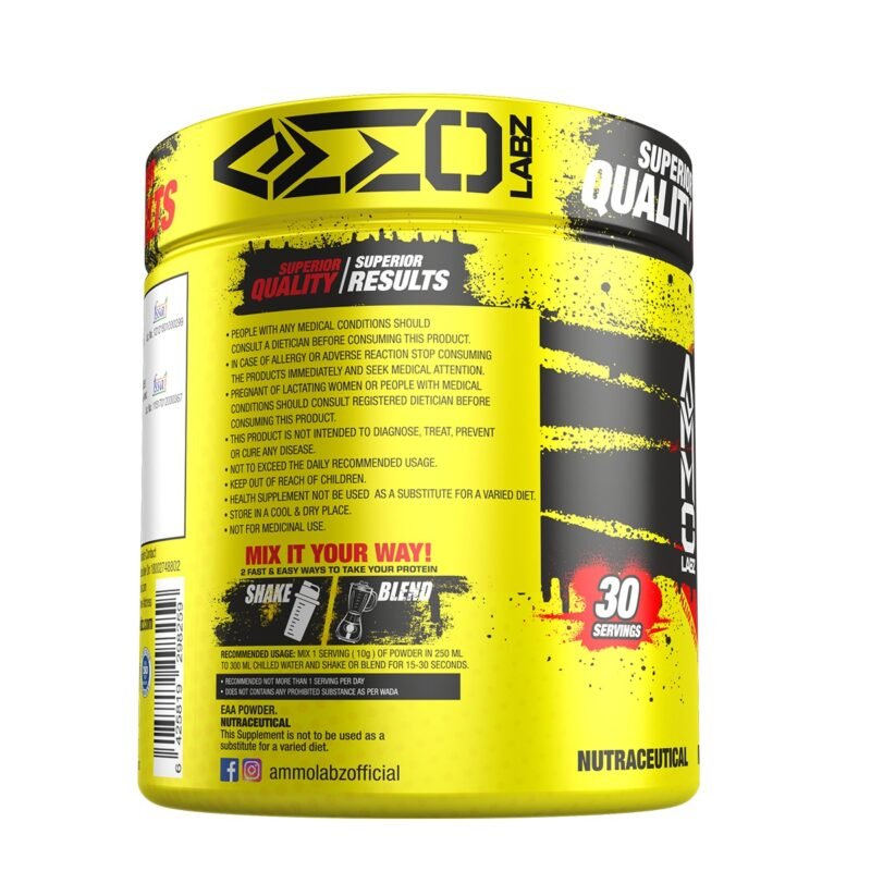 Ammo Labz Xtreme EAA (Essential Amino Acid) 30 Servings - Image 3