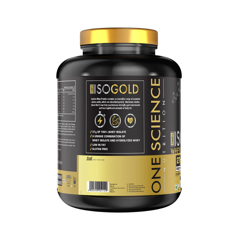 One Science Iso Gold | Low Calorie Protein, Whey Hydrolysate - Image 3