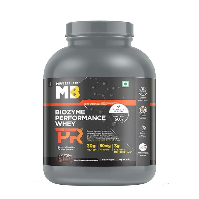 Muscleblaze (MB) Biozyme Performance Whey PR Chocolate Fudge Flavour ...