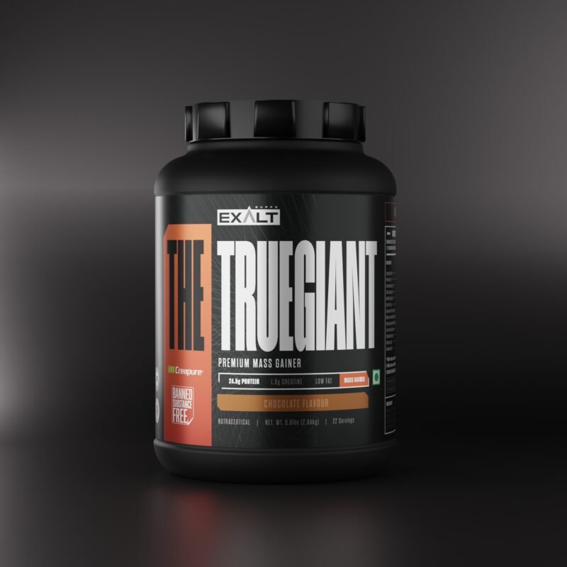 Exalt Supps The True Giant Mass Gainer 3 kg, Chocolate Flavour