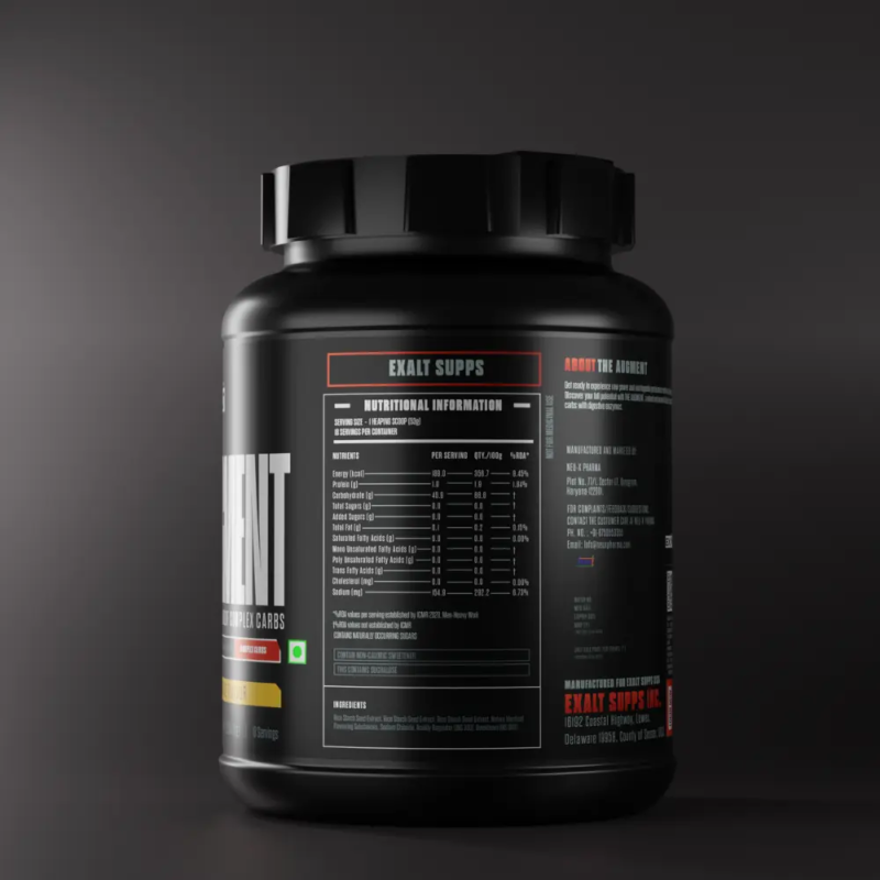 Exalt Supps Augment Complex | 1kg Carbohydrate Powder - Image 2