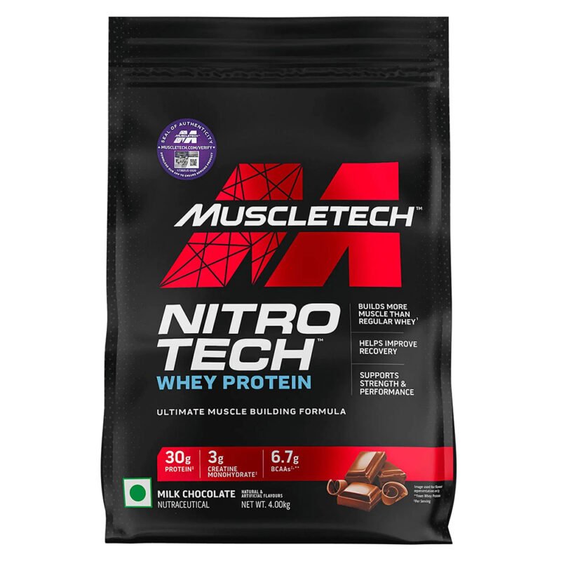 Nitrotech Combo | 4kg Whey + Muscletech EAA + Energy - Image 2