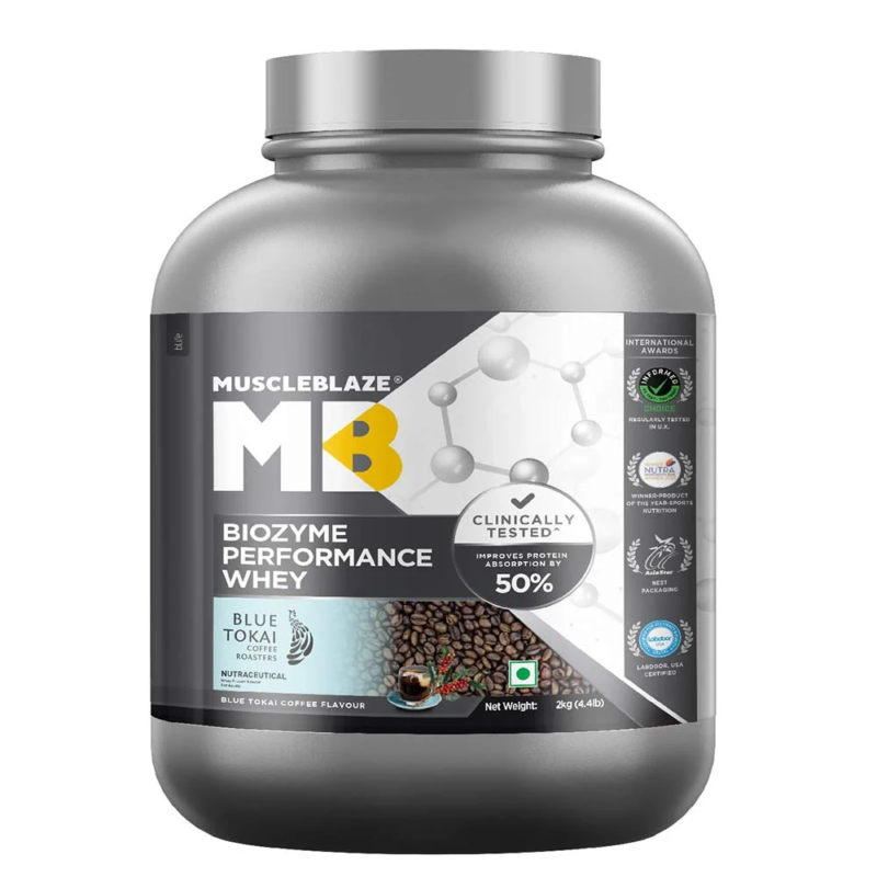 MuscleBlaze Biozyme Performance Whey | Free Gym Bag & Shaker - Image 2