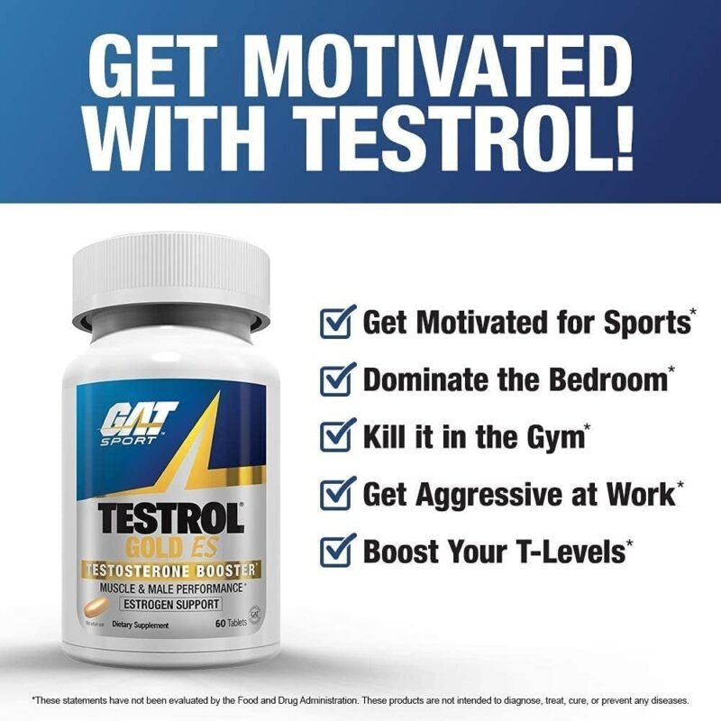 GAT Sport Testrol | Gold ES | Testosterone Booster | 60 Tablets - Image 5