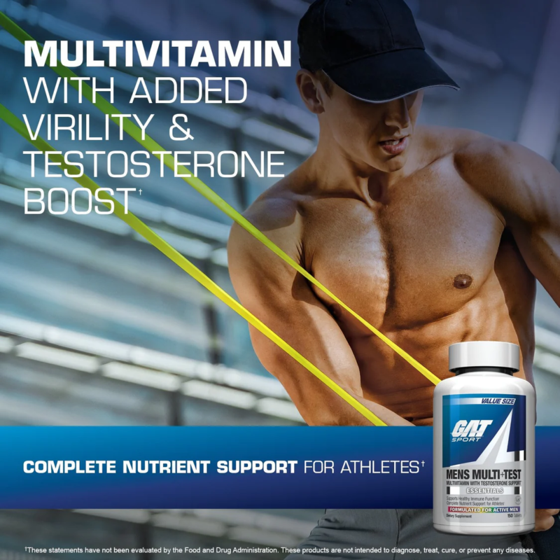 GAT Mens Multivitamin + Testosterone Booster 60 Tablet , Imported By ProteinXpress India - Image 3