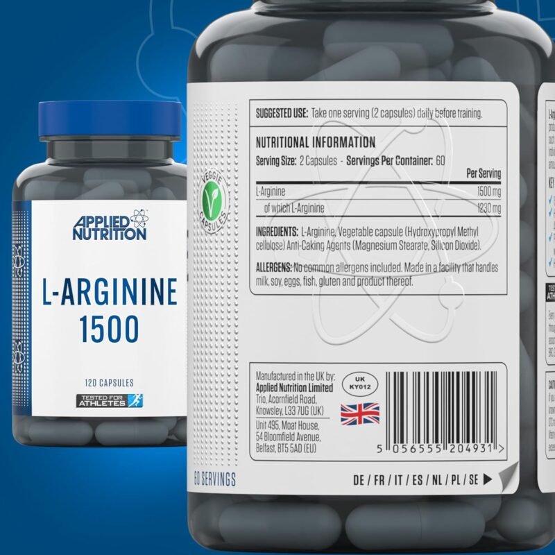 Applied Nutrition 1500mg AAKG | Arginine Alpha Ketoglutarate Tablets - Image 4