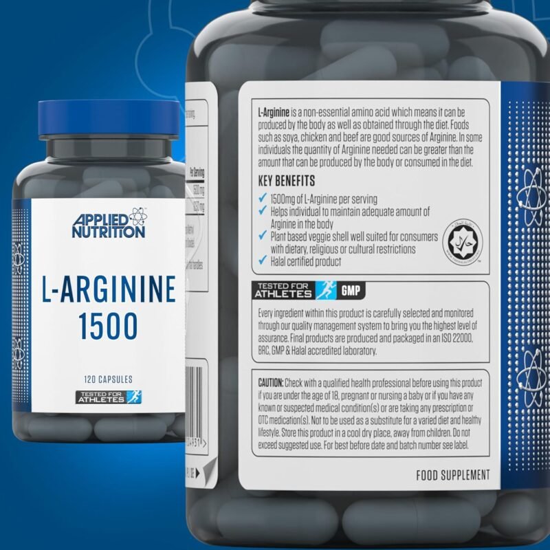 Applied Nutrition 1500mg AAKG | Arginine Alpha Ketoglutarate Tablets - Image 3