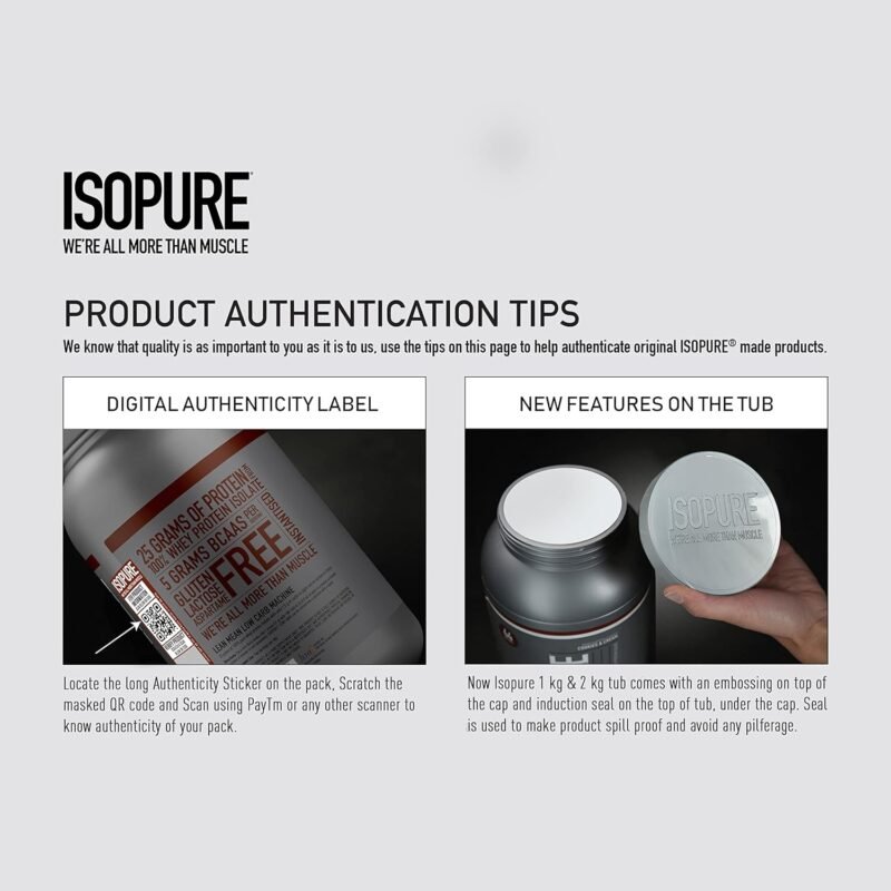 Isopure Low Carb Whey Protein Isolate 2 kg - Image 4