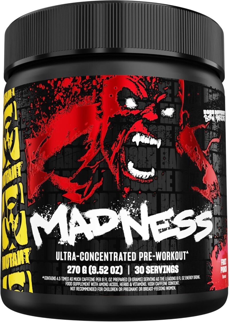 Mutant Madness Pre Workout - 30 Scoops | Made in Canada