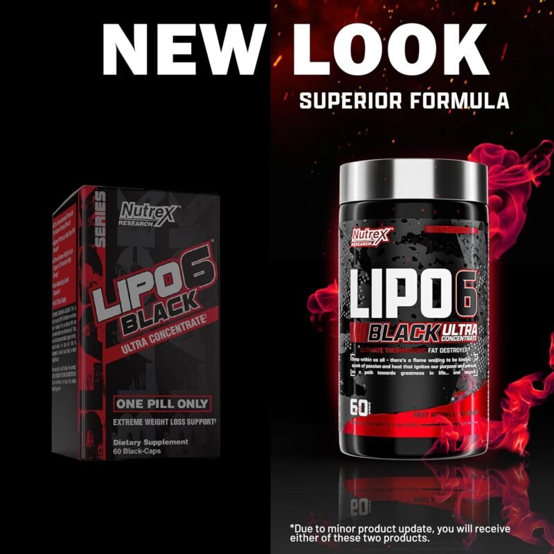 Nutrex Lipo 6 Black Ultra | Advanced Fat Loss Formula | 2024 | Imported by Prime One Impex - Image 4