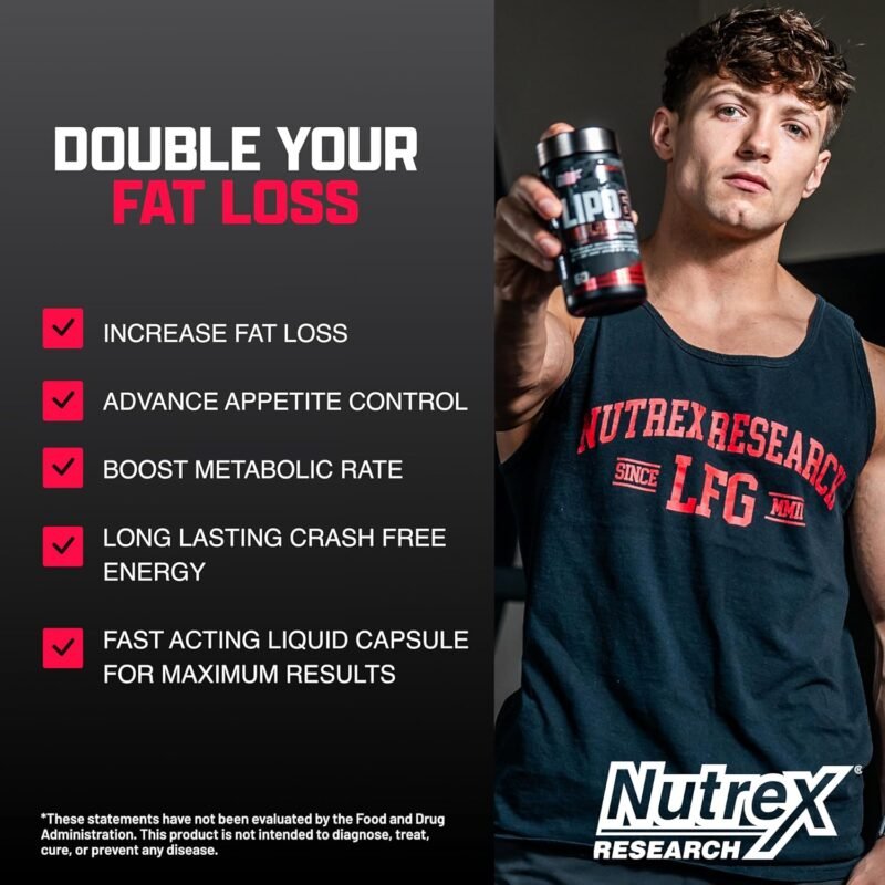 Nutrex Lipo 6 Black Ultra | Advanced Fat Loss Formula | 2024 | Imported by Prime One Impex - Image 3