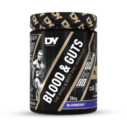 For those who want to push every workout to the limit, the Dorian Yates Blood & Guts Pre-Workout delivers intense focus, energy, and endurance. Created by legendary bodybuilder Dorian Yates, this pre-workout booster is engineered to help you conquer even the toughest training sessions with ease. Why Choose Dorian Yates Blood & Guts Pre-Workout? This powerful pre-workout is formulated with a blend of high-quality ingredients to elevate performance and focus. With 20 servings (40 scoops), it provides flexibility for custom dosing based on your unique workout intensity. Key Benefits of Blood & Guts Pre-Workout Enhanced Energy and Focus: Blood & Guts Pre-Workout delivers an explosive energy boost, keeping you motivated from start to finish. Supports High-Intensity Workouts: Whether lifting heavy or going through a tough cardio session, it’s designed to enhance your endurance. Optimized Formula: Packed with scientifically-backed ingredients, Blood & Guts Pre-Workout helps prevent fatigue and increases stamina. Dorian Yates Quality: With Dorian Yates’ expertise, this pre-workout ensures peak performance for anyone serious about their training. How to Use Dorian Yates Blood & Guts Pre-Workout Take 1 scoop 15-20 minutes before your workout to allow for maximum absorption and effect. For those needing a more powerful boost, increase up to 2 scoops as tolerated. Recommended for Maximum Results Pair Blood & Guts Pre-Workout with our range of protein supplements, like BIG MAN MULTI·PHASE WHEY 5Lb 2kg or Healthfarm Muscle Whey, to support muscle recovery post-workout. Additionally, check out this article on the benefits of pre-workout supplements to learn more. Dorian Yates Blood & Guts Pre-Workout is perfect for dedicated athletes, bodybuilders, and anyone looking to enhance performance and reach their peak potential. Powered by one of the most influential figures in bodybuilding, this pre-workout sets you up for success in every training session. Experience the difference and take your training intensity to the next level with Dorian Yates Blood & Guts Pre-Workout.