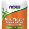 NOW Milk Thistle Extract 150mg - Liver Support & Silymarin 120mg Now Foods