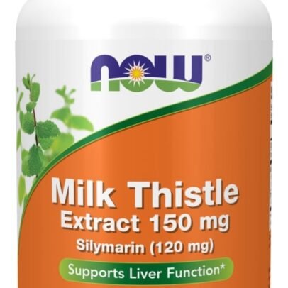 NOW Milk Thistle Extract 150mg - Liver Support & Silymarin 120mg Now Foods