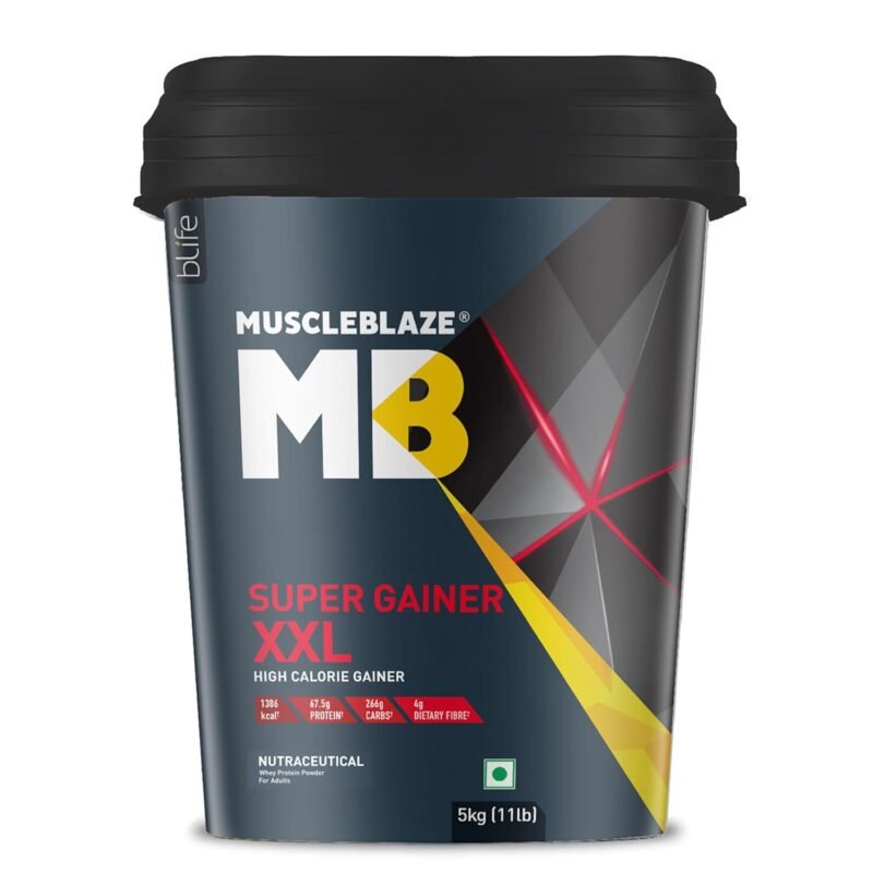 MuscleBlaze Super Gainer XXL (Chocolate) | High Protein Gainer | weight gainer carbs