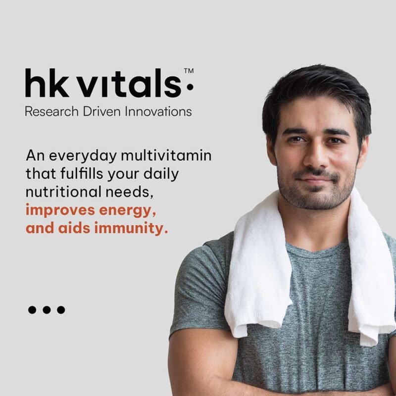 HK Vitals Multivitamin with Zinc & Vitamin C | 60 Tablets - Image 9