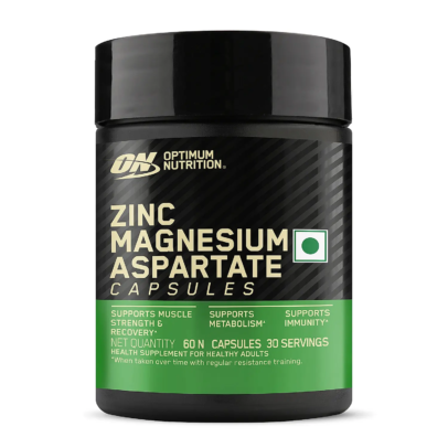 zinc magnesium aspartate, optimum nutrition, capsules, nutrients