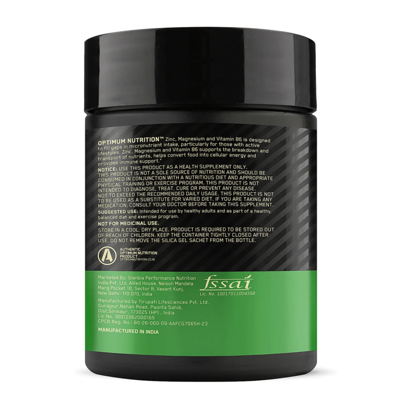 Optimum Nutrition Zinc Magnesium Aspartate Capsules, Capsules - Image 4