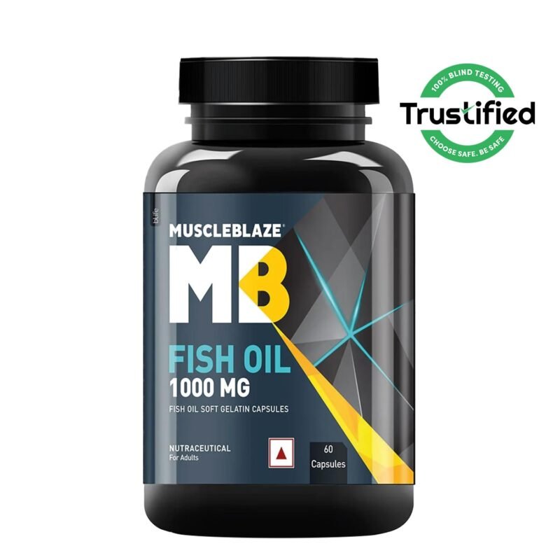 MuscleBlaze (MB) Omega 3 Fish Oil 1000mg - Image 6