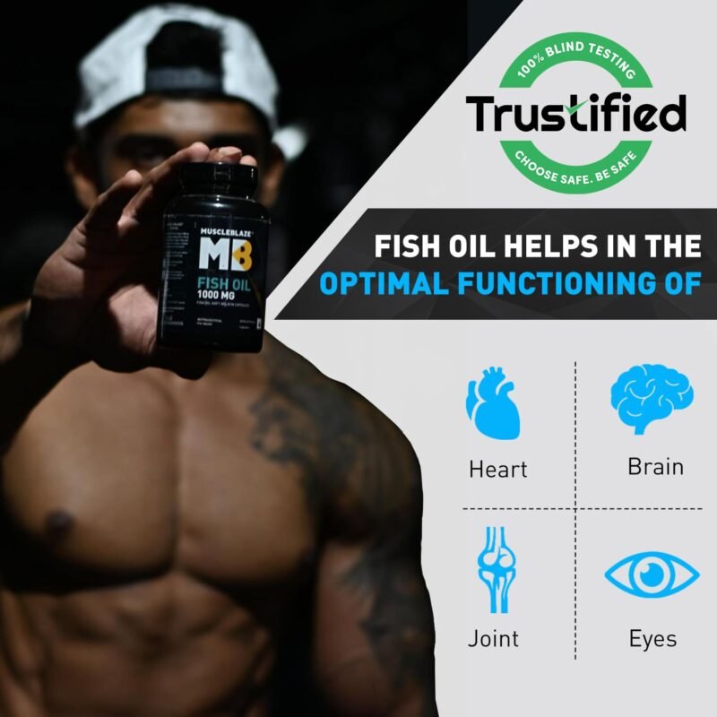 MuscleBlaze (MB) Omega 3 Fish Oil 1000mg - Image 4