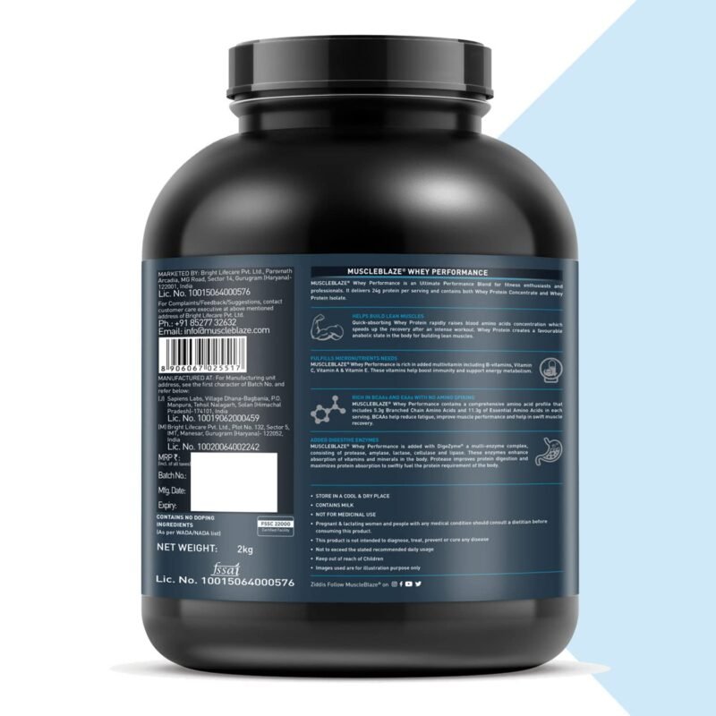 MuscleBlaze Whey Performance Chocolate | High Protein Foods - Image 3