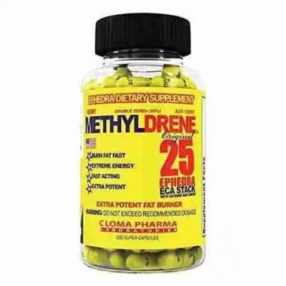 Cloma Pharma Methyldrene Fat Burner, 100 Capsules, best fat loss supplement