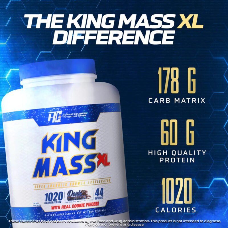 RONNIE COLEMAN ( RC ) King Mass XL - Premium Mass Gainer | Imported from USA - Image 6