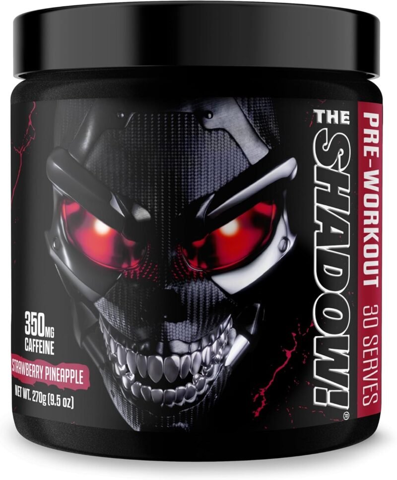 JNX Sports Shadow Pre Workout | Extreme Energy, 30 Servings | blood flow & pump | superhuman strength and hardcore preworkout