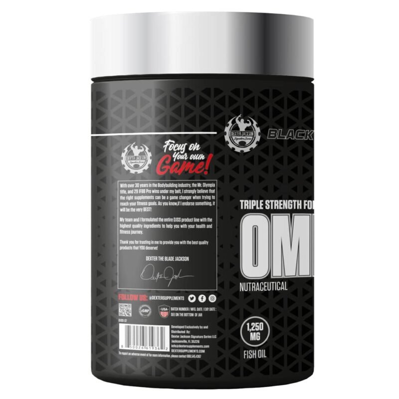 Dexter Jackson Omega 3 Fish Oil | 90 Softgel Capsules | USA - Image 2