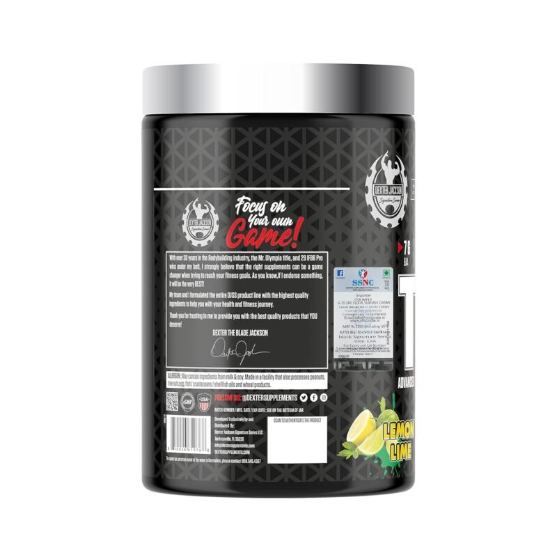 Dexter Jackson Turbo EAA 30 Servings | SSNC Imported - Image 3