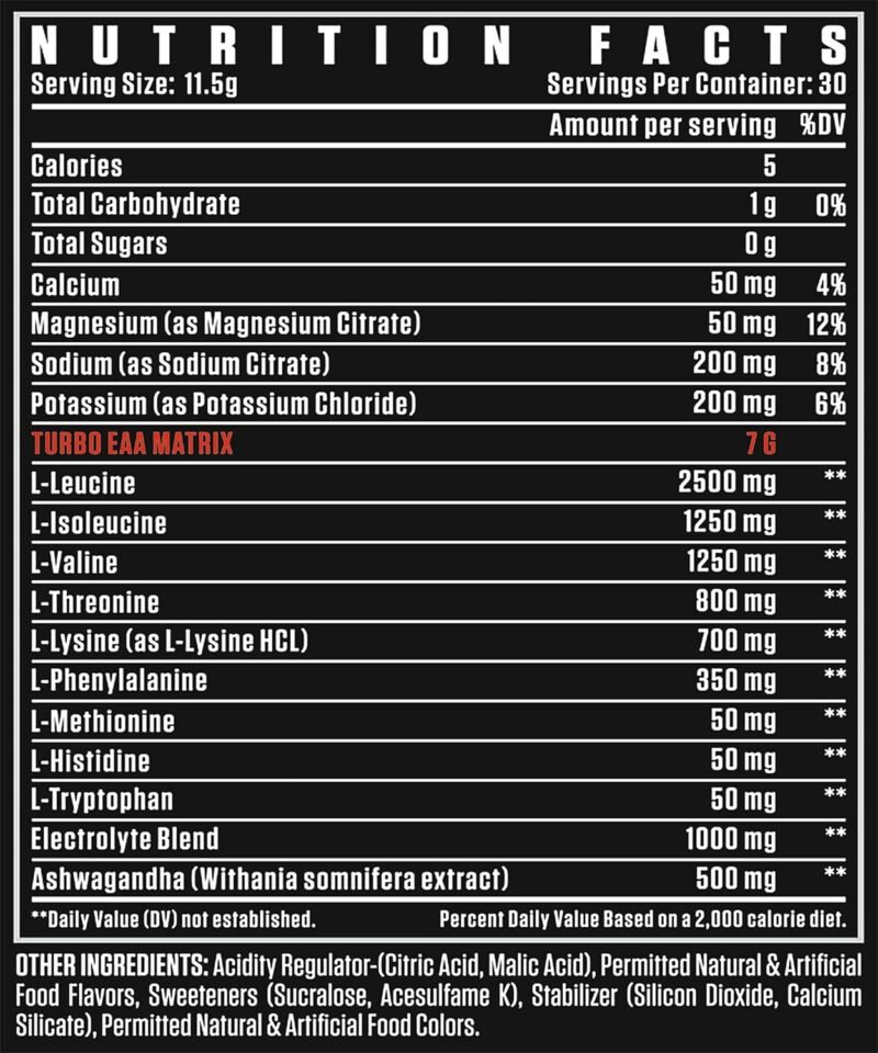 Dexter Jackson Turbo EAA 30 Servings | SSNC Imported - Image 4