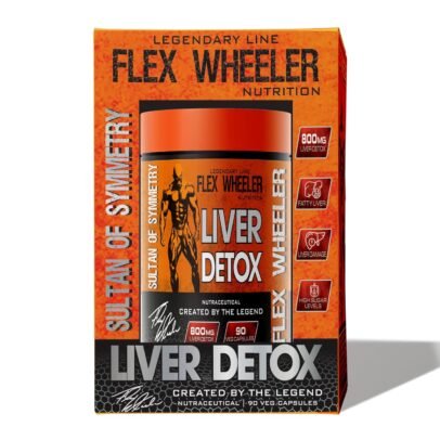 Flex Wheeler Liver Detox | 90 Capsules | Detox Your Liver | USA| turmeric root extract & milk thistle seed powder