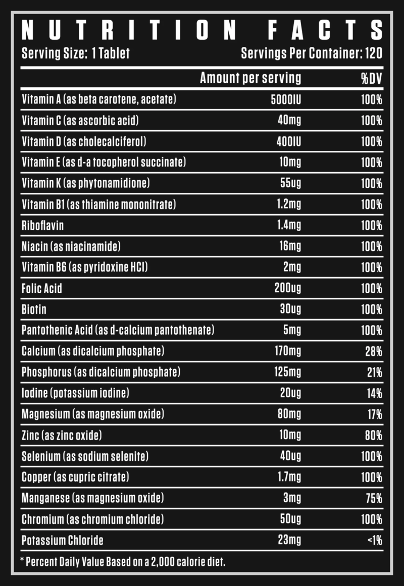 Dexter Jackson Multi-Vit - Essential Multivitamins for Muscle Gain - Image 2