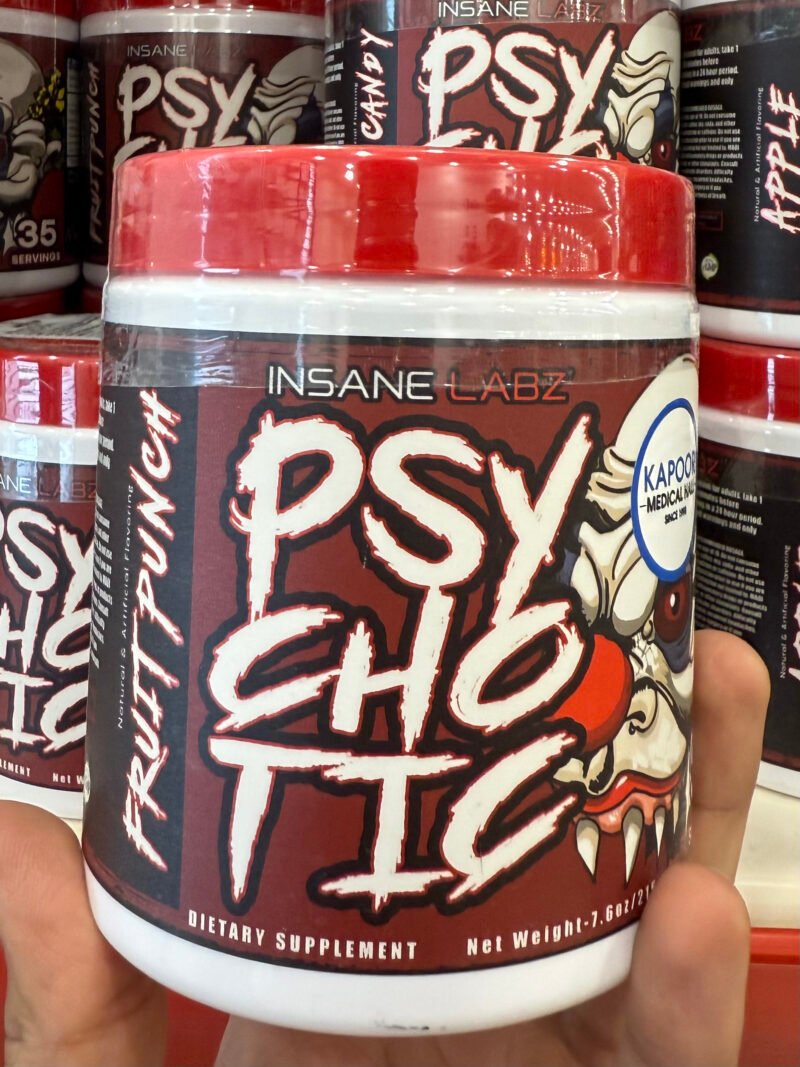 Insane Labz Psychotic Pre Workout 35 Servings | Fit Fleet Imports | focus and performance | sports nutrition and citric acid