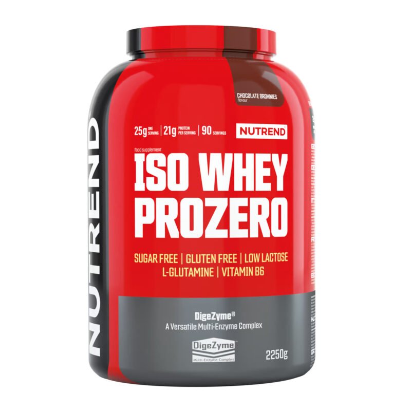 NUTREND Iso Whey Prozero | 2.25 kg | Low Lactose Protein | NUTREND Iso Whey Prozero | 2.25 kg | Low Lactose Protein | branched chain amino acids and low carb diet | muscle growth