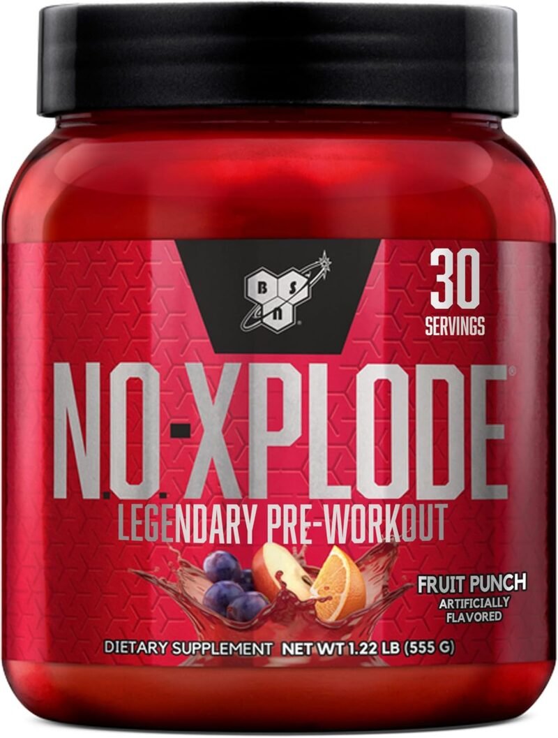 BSN NO XPLODE Pre Workout | 30 Servings | Energy & Focus | beta alanine and focus | Extreme pumps