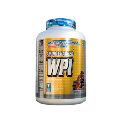 International Protein Amino Charged WPI - 2.27 kg | High Protein | improve muscle recovery, whey isolate hydrolysed and easily digested | Post Workout