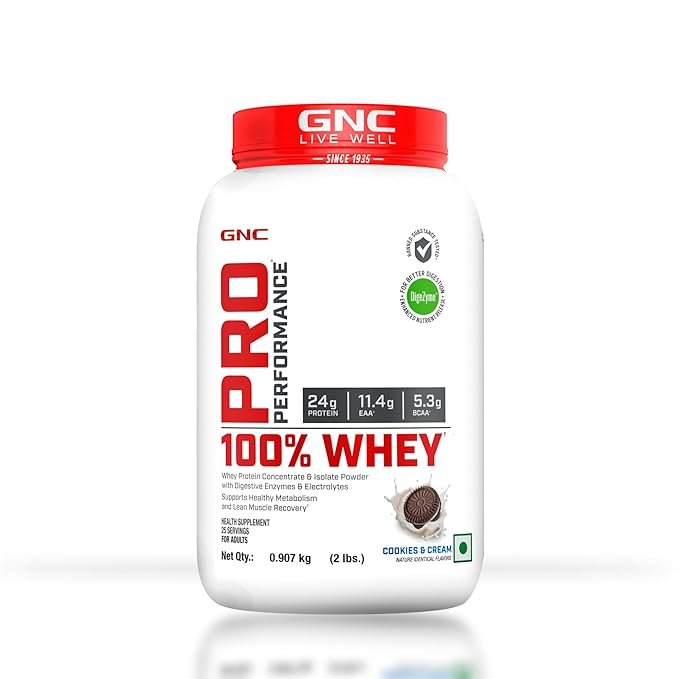GNC Pro Performance 100% Whey Protein – Build Strength