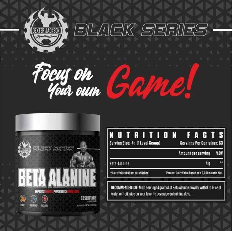 Dexter Jackson Beta Alanine | 63 Servings | Made in USA - Image 7