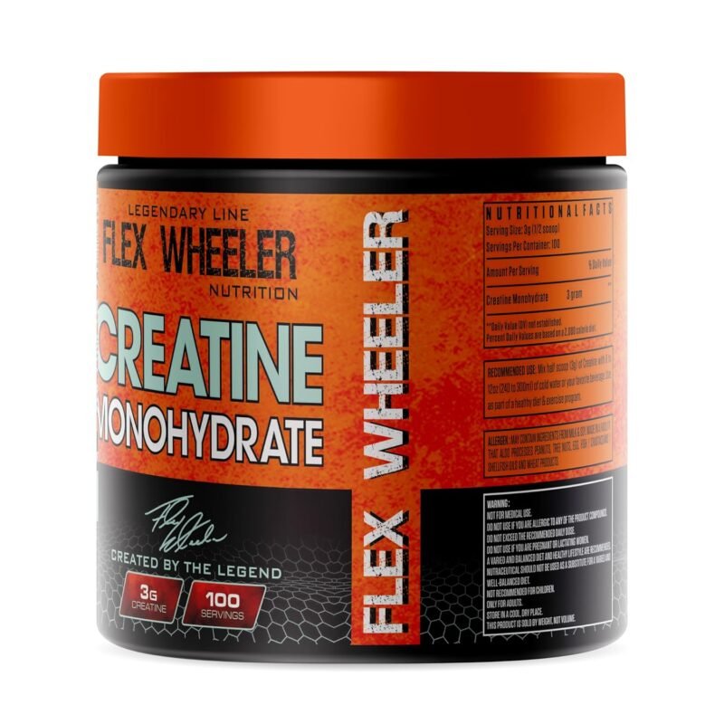 Flex Wheeler Creatine Monohydrate | 100 Servings | Made in USA - Image 4